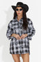Camicia Casual Nera da Donna di Adelyma Bogas