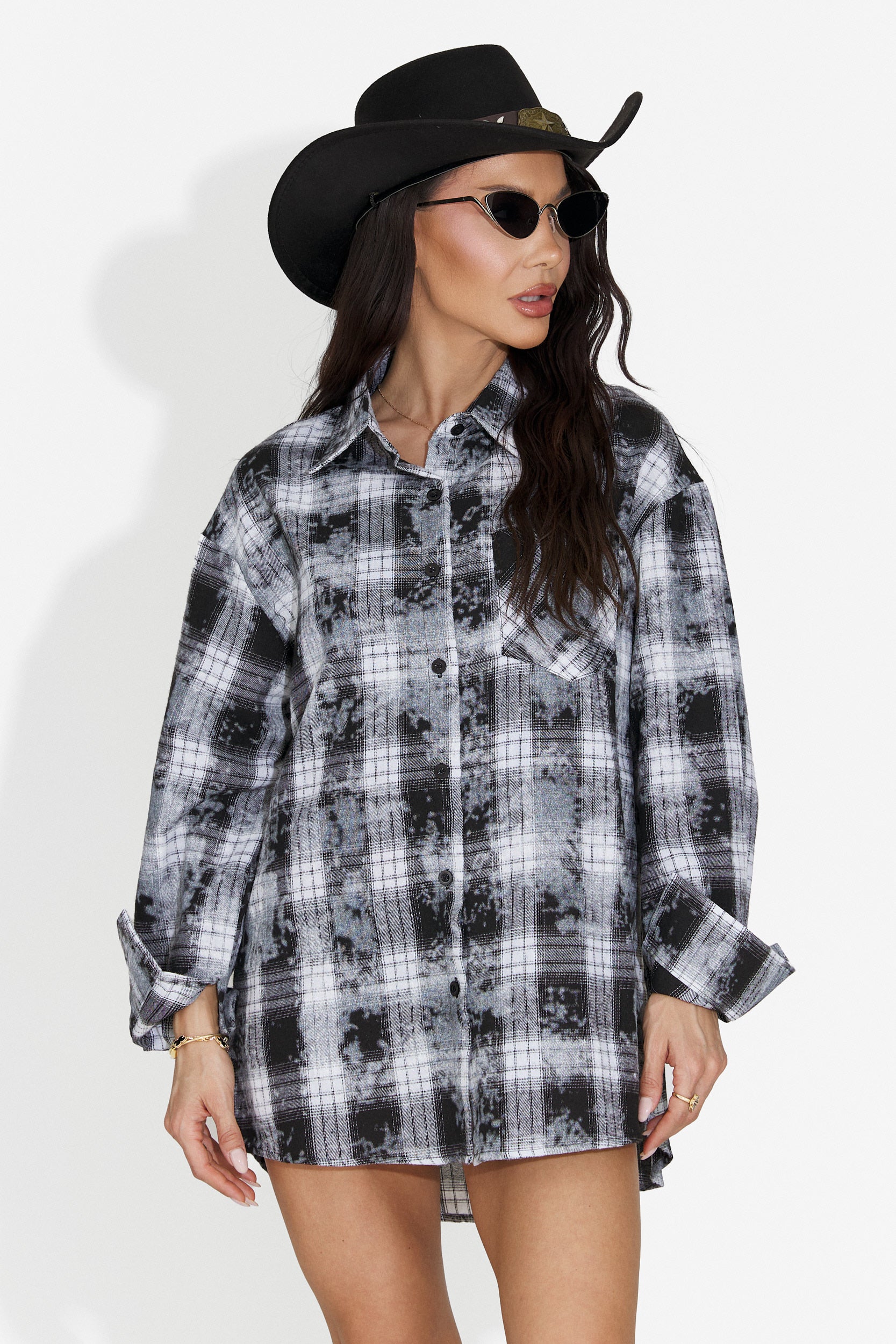 Camicia Casual Nera da Donna di Adelyma Bogas