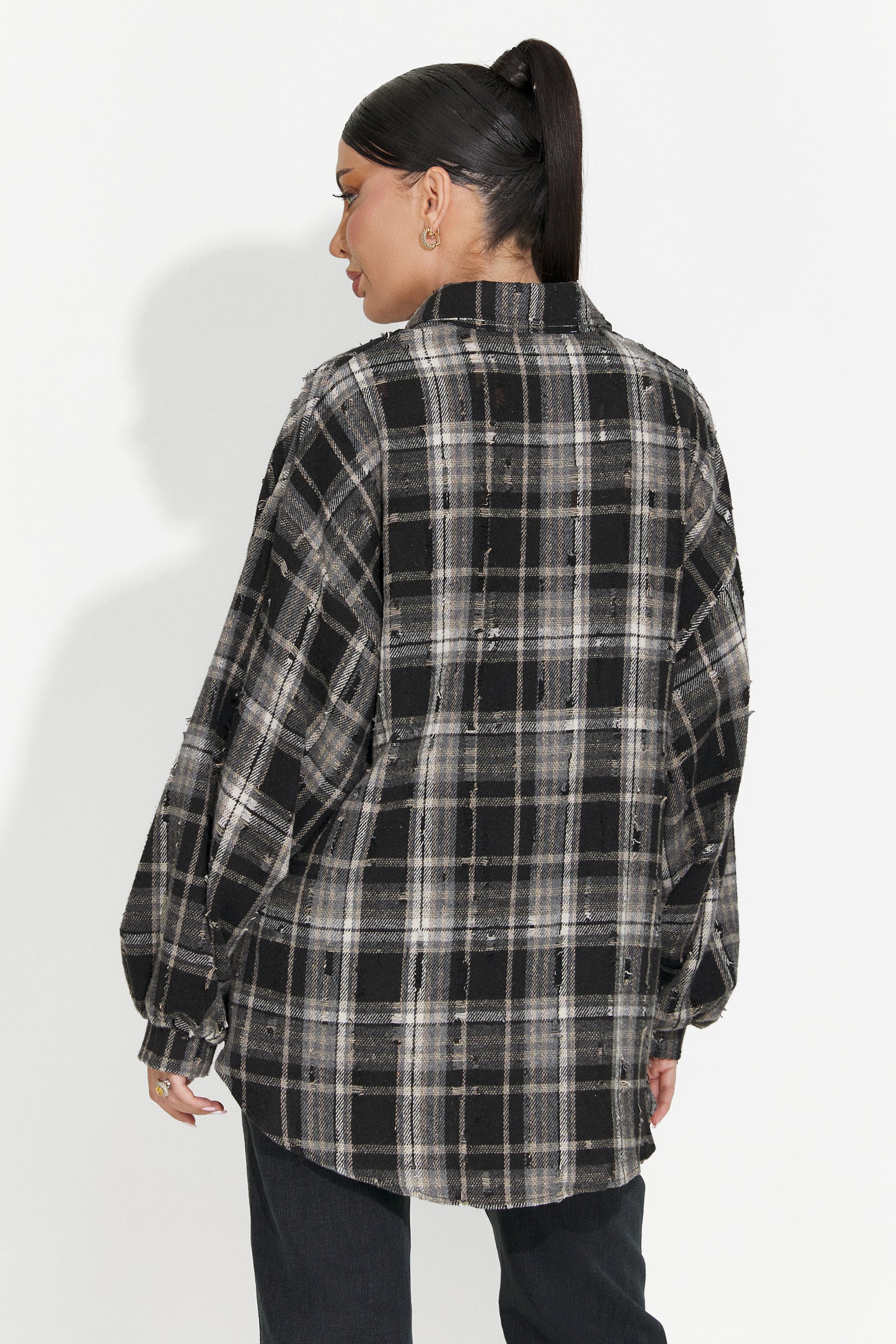 Camicia casual nera da donna Jasara Bogas
