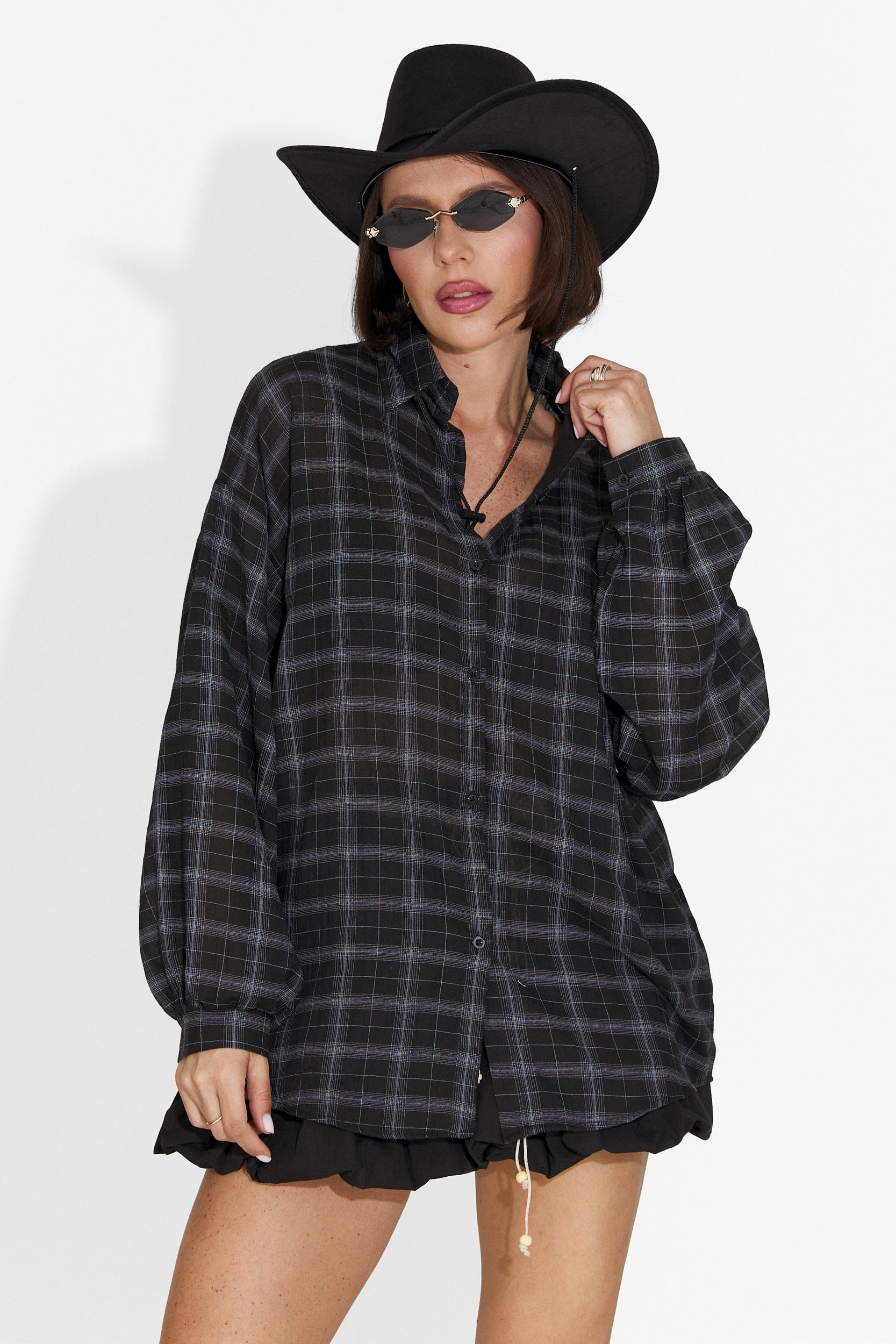 Camicia Casual Nera da Donna di Vanga Bogas