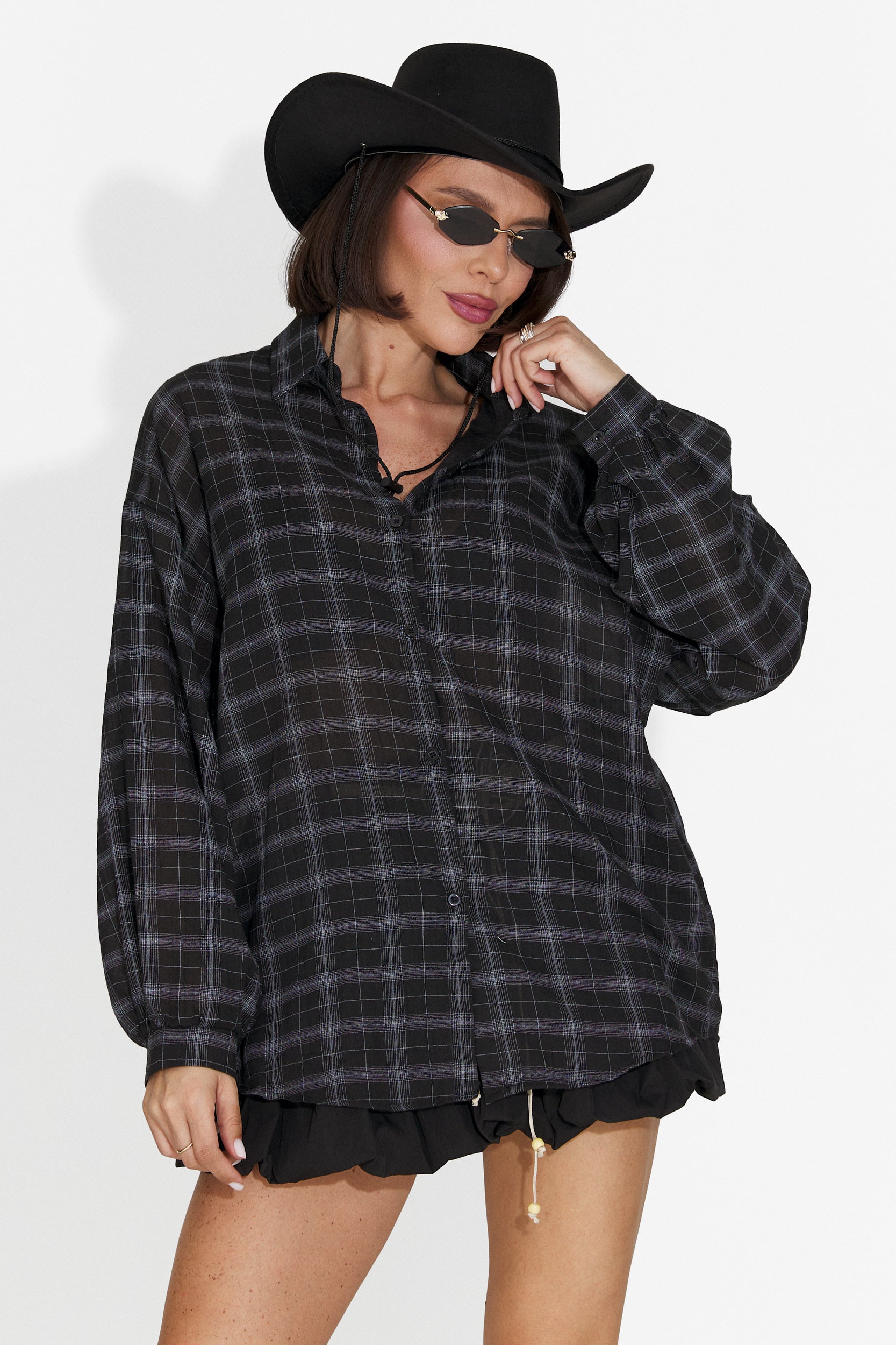 Camicia Casual Nera da Donna di Vanga Bogas