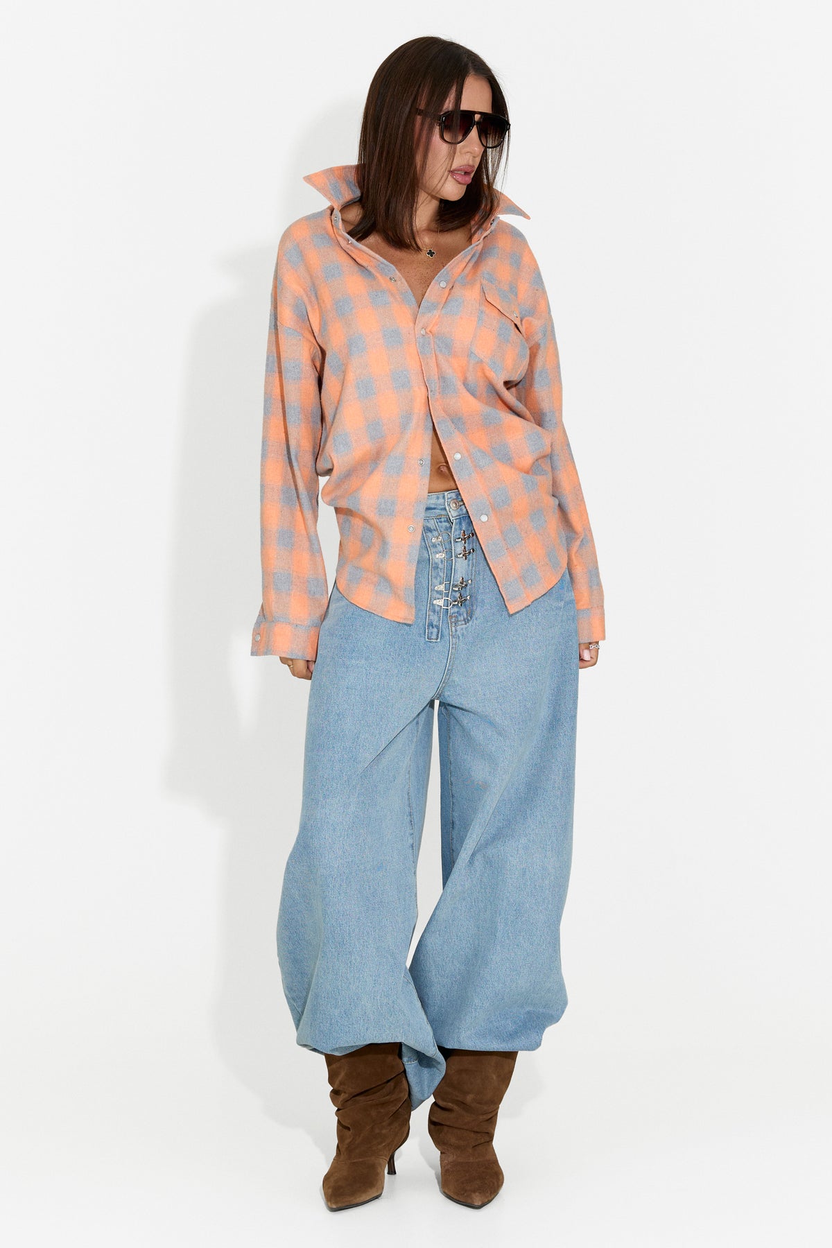Camicia da donna casual arancione Importas Bogas