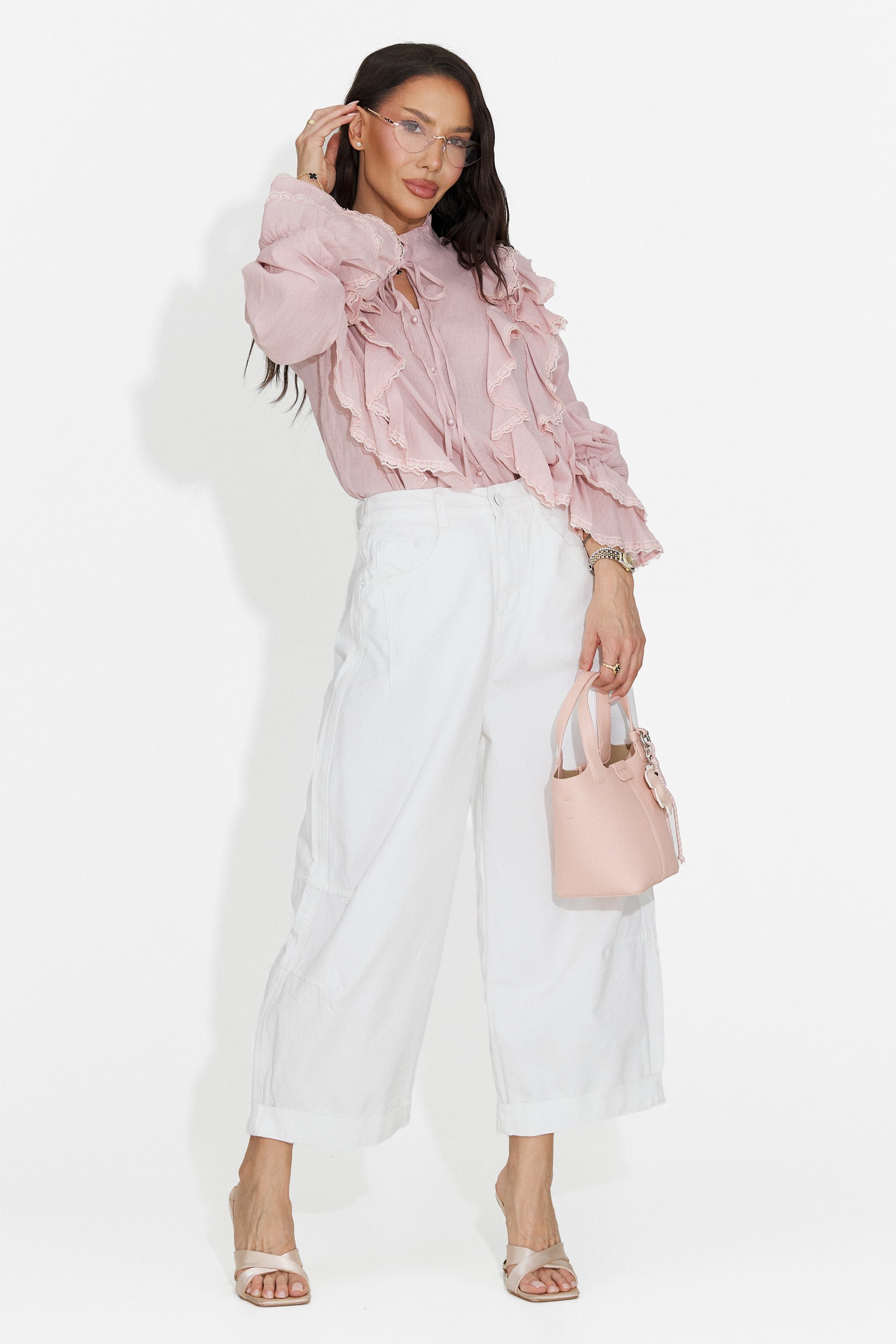 Camicia Casual Rosa da Donna Alcadia Bogas