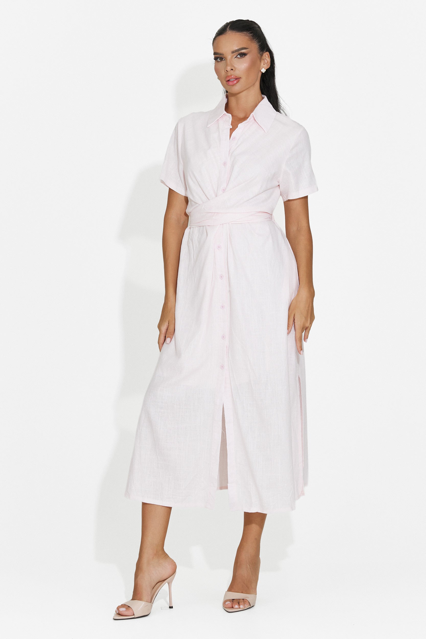 Camicia casual da donna rosa Genoma Bogas