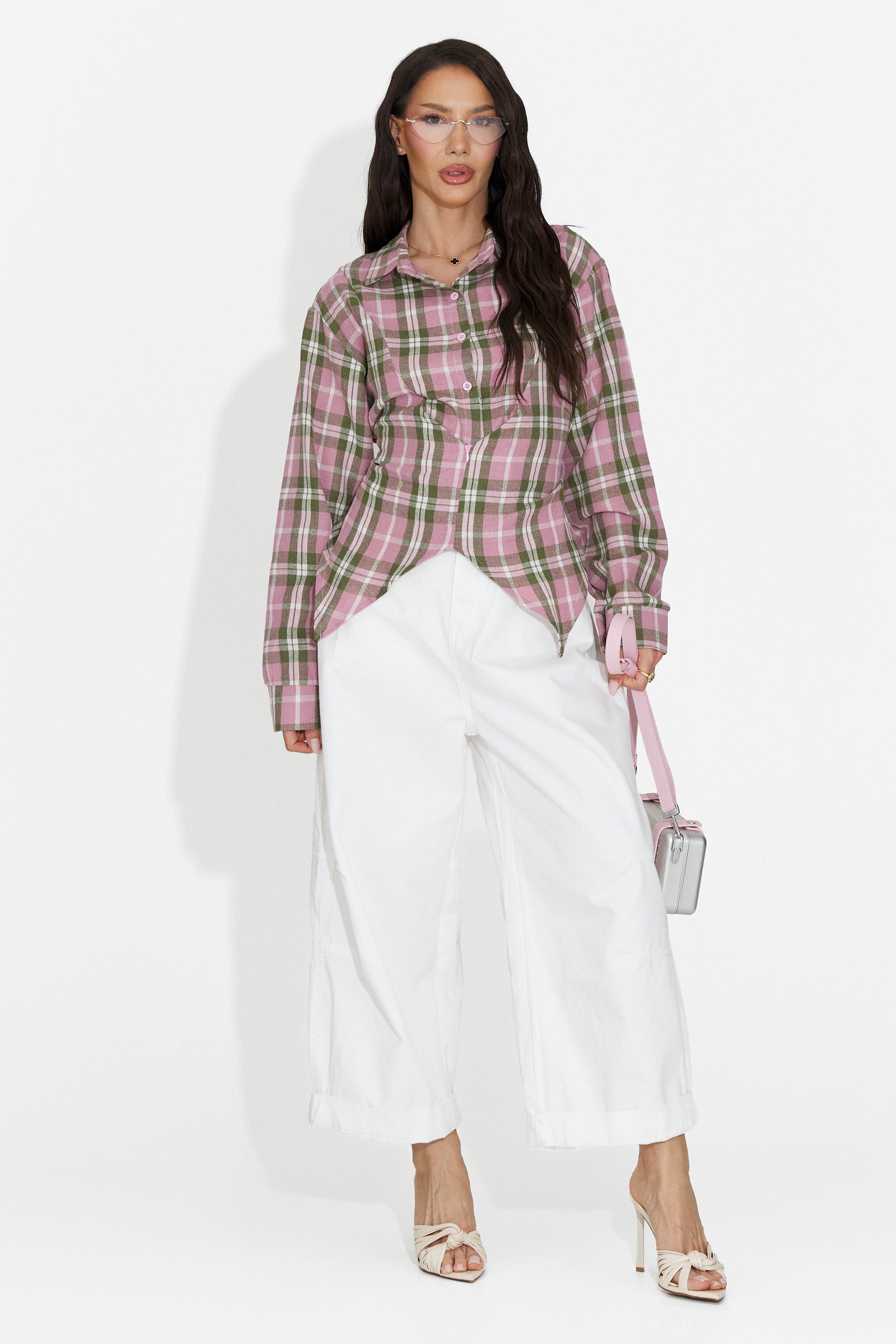 Camicia Rosa Casual da Donna Tamalia Bogas