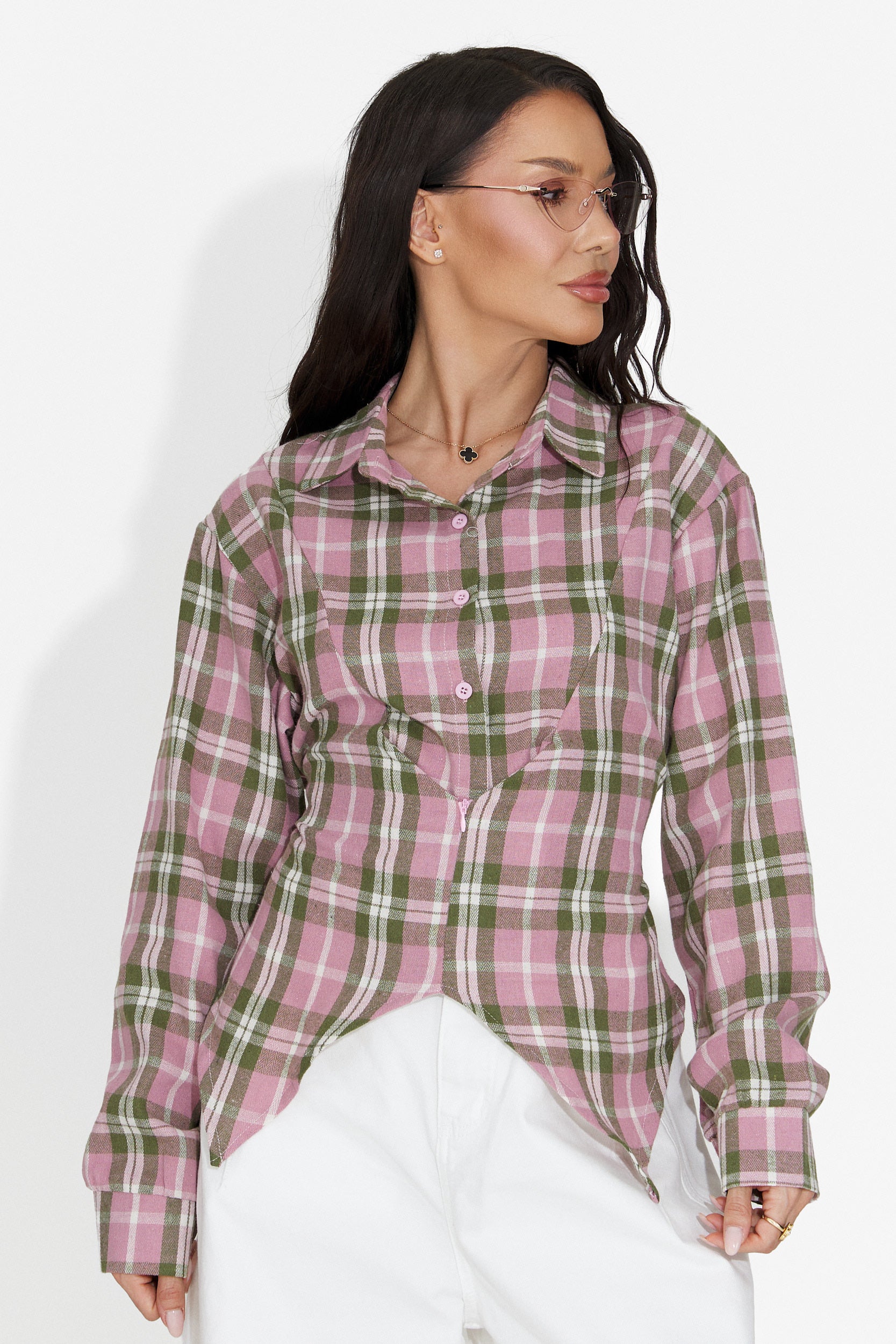 Camicia Rosa Casual da Donna Tamalia Bogas