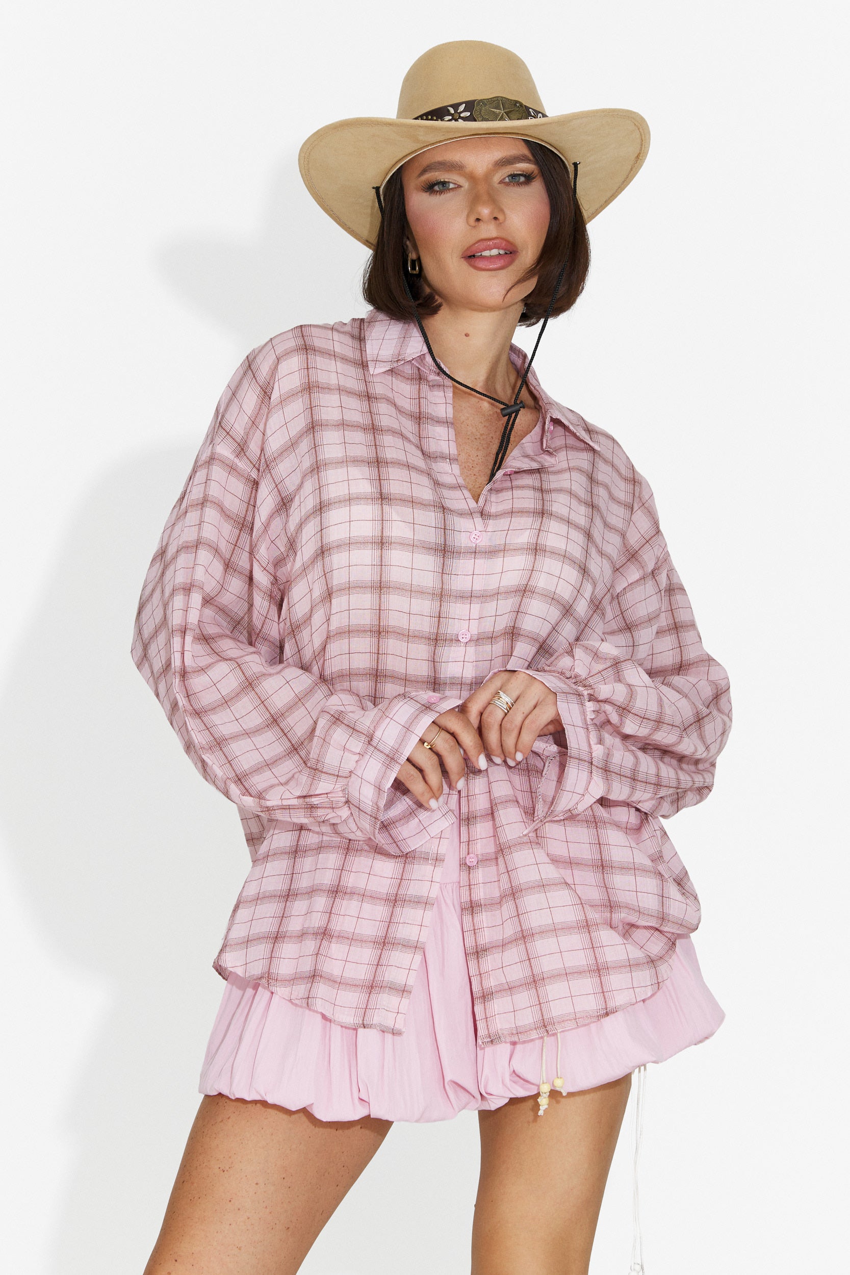Camicia Casual Rosa da Donna di Vanga Bogas
