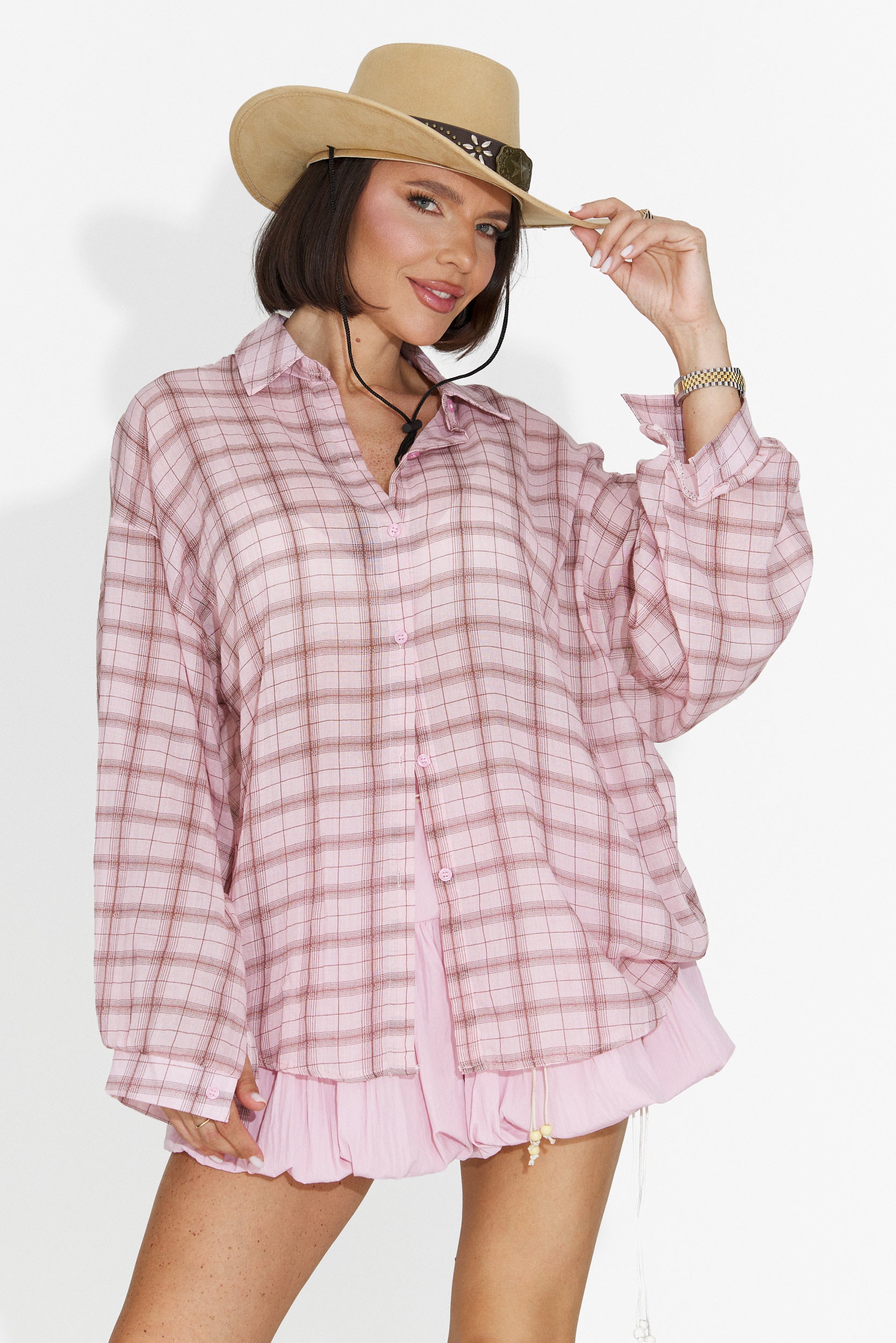 Camicia Casual Rosa da Donna di Vanga Bogas