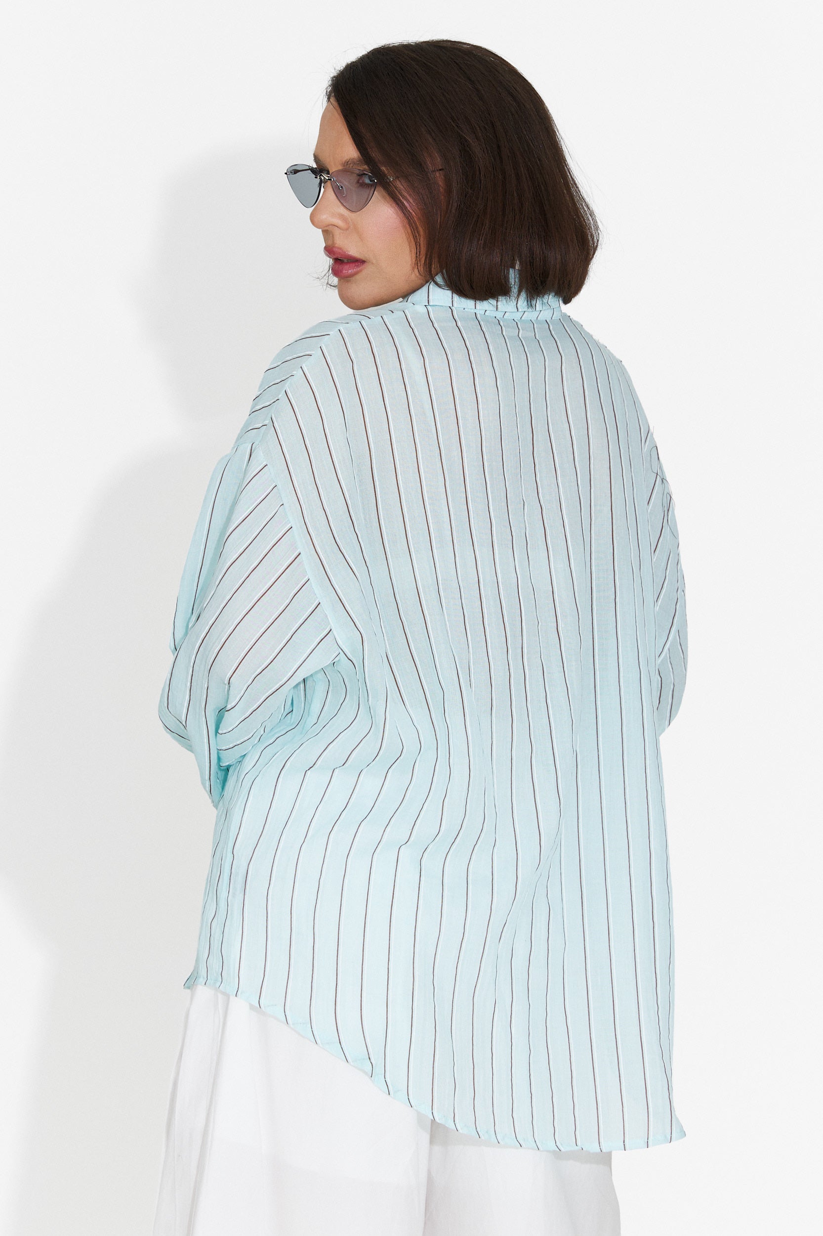 Camicia Casual Turchese da Donna Fenday Bogas