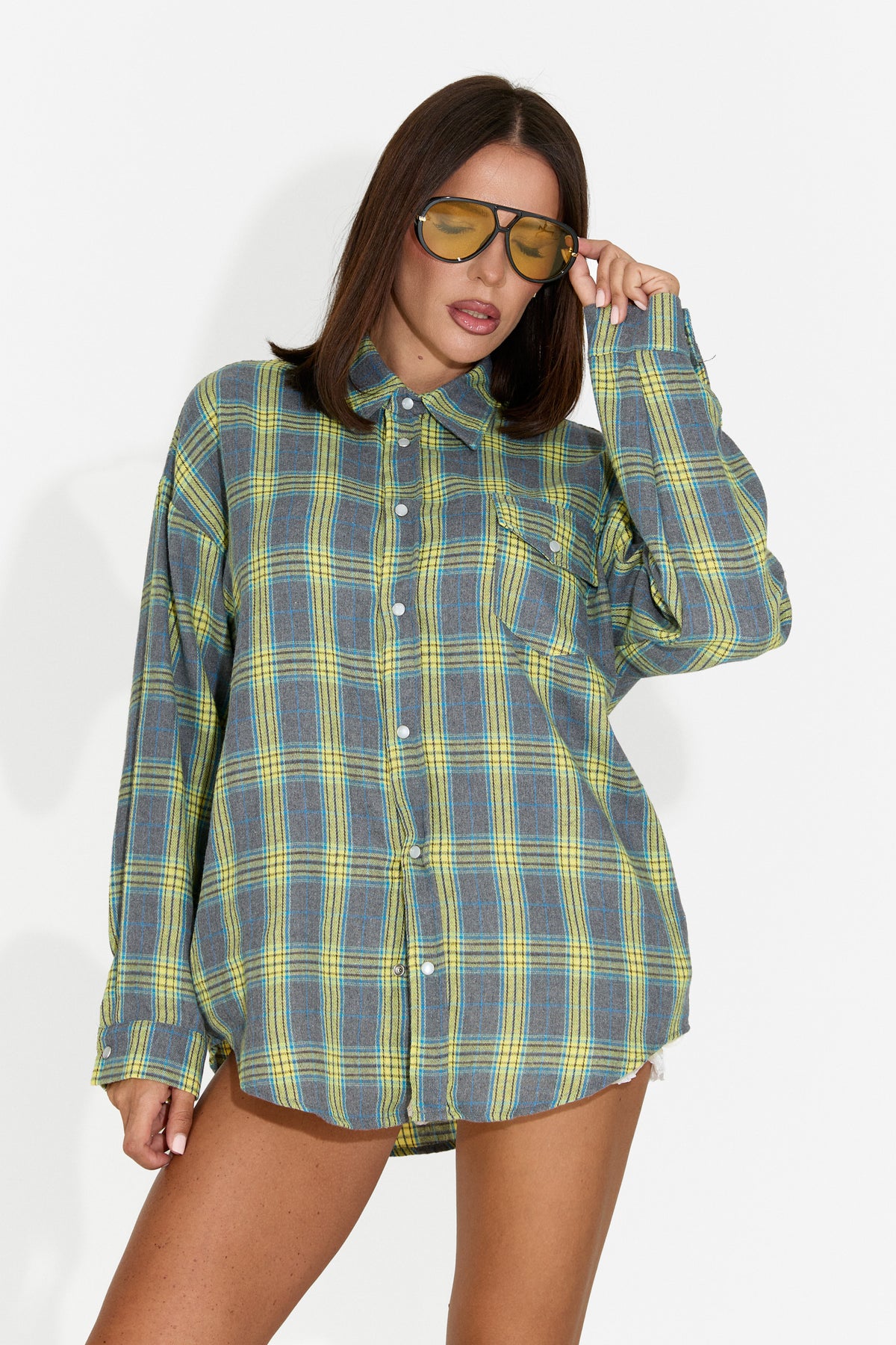 Camicia da donna casual verde Importas Bogas
