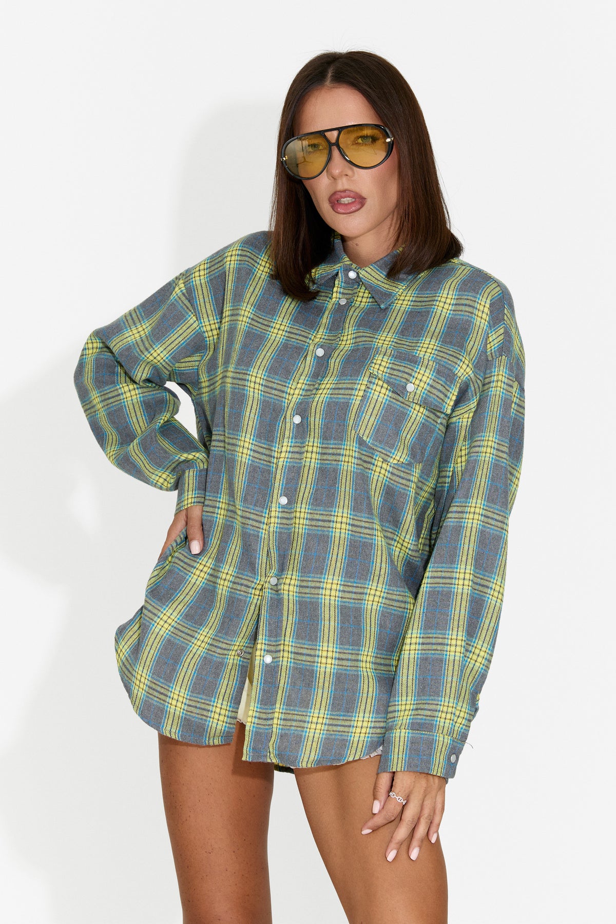 Camicia da donna casual verde Importas Bogas