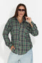 Camicia da donna casual verde scuro Importas Bogas