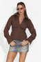 Elegante camicia marrone da donna Lorina Bogas