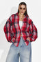 Elegante Camicia Rossa da Donna Pura Bogas