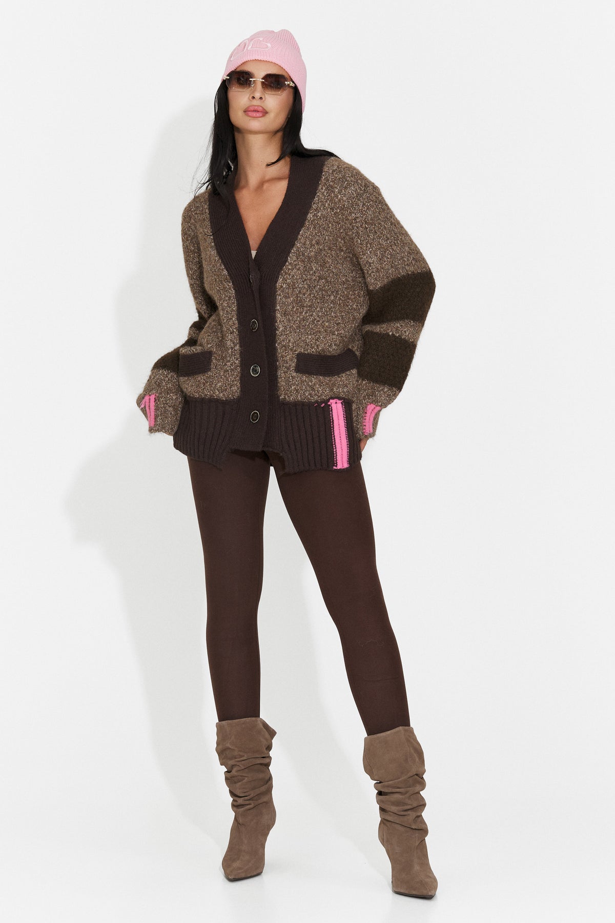 Cardigan casual maro Bloyalia Bogas