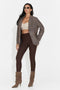 Colanti casual maro Crunivila Bogas