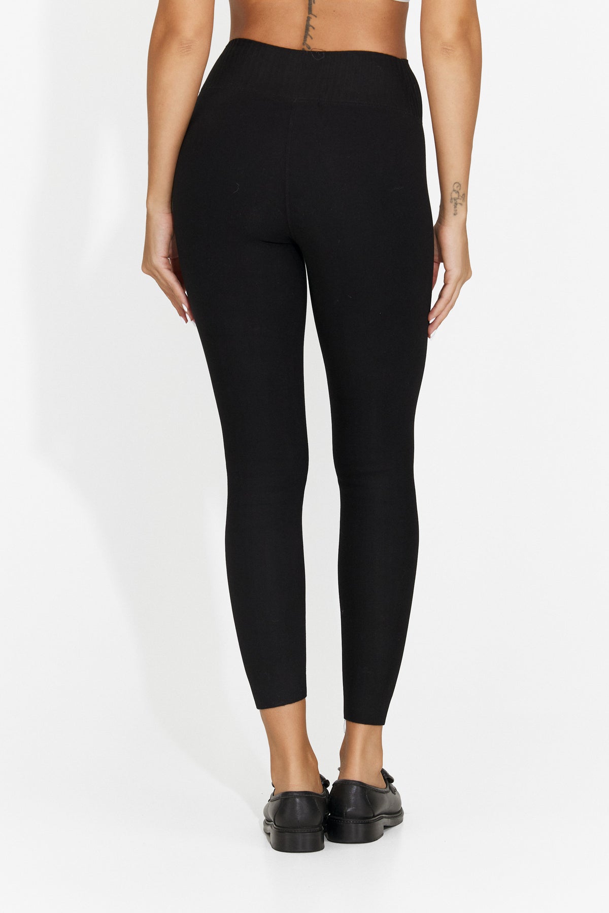 Colanti casual negri Crunivila Bogas