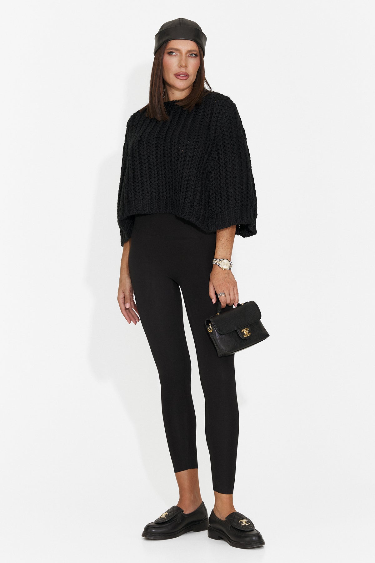Colanti casual negri Pruzena Bogas