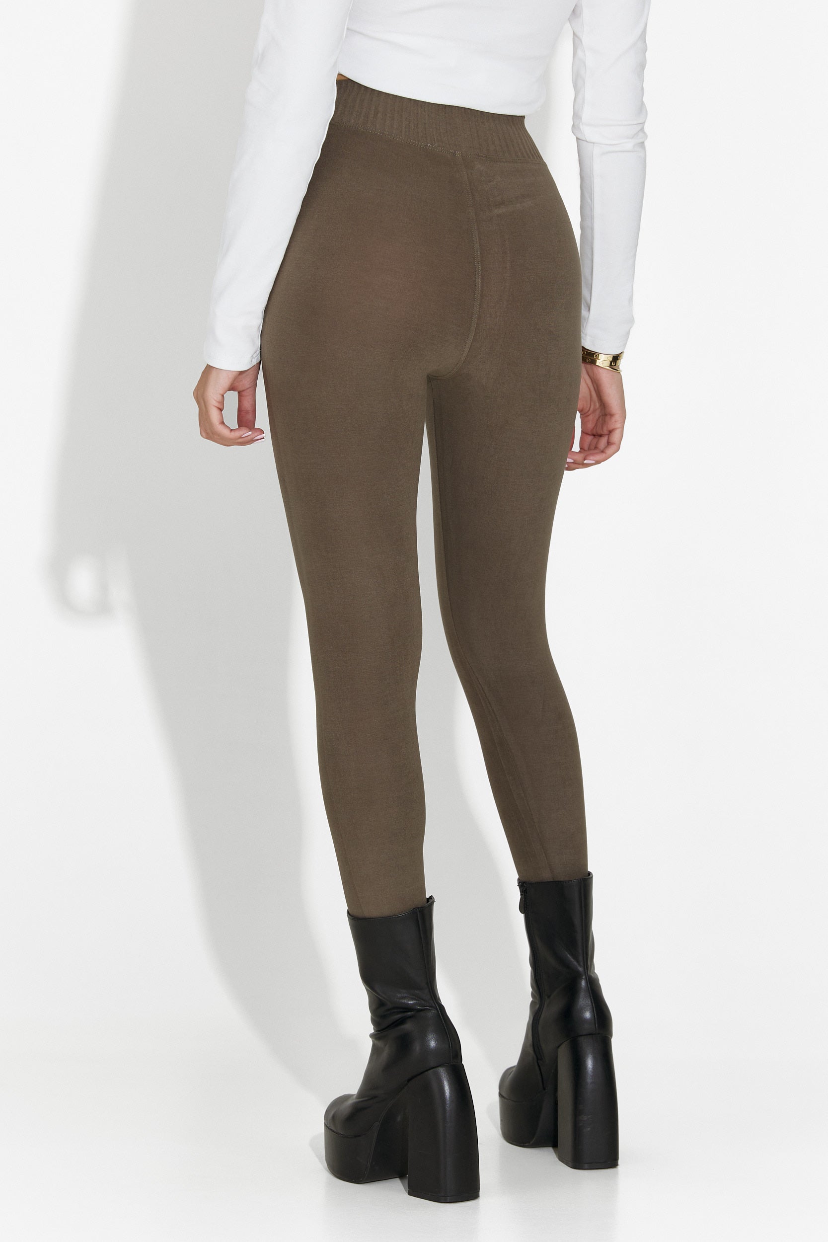 Leggings Comfortlux Khaki da Donna di Otalira Bogas