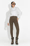 Collant a Compressione Calda di Michelina Bogas in Khaki