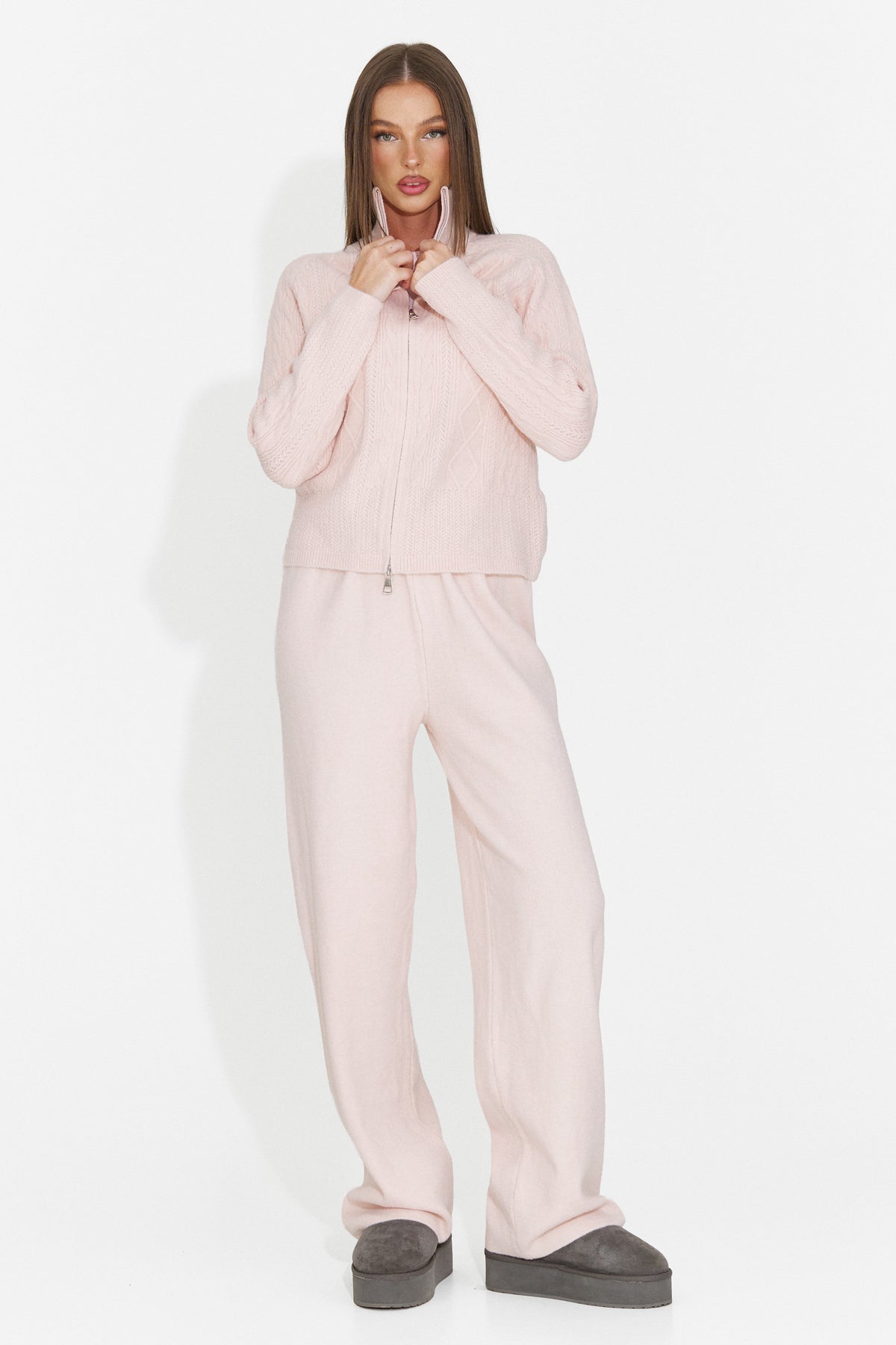 Compleu casual roz Losisiena Bogas