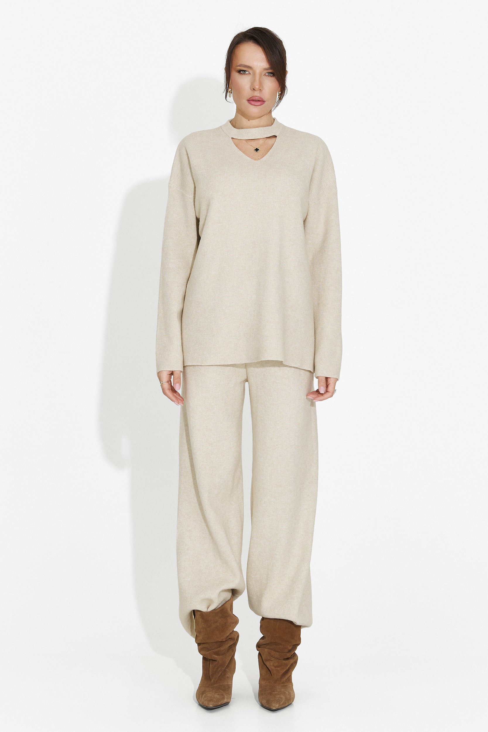 Completo Pantaloni Beige Kania Bogas