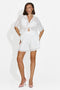 Completo da donna camicia + pantaloncini bianco Clarya Bogas