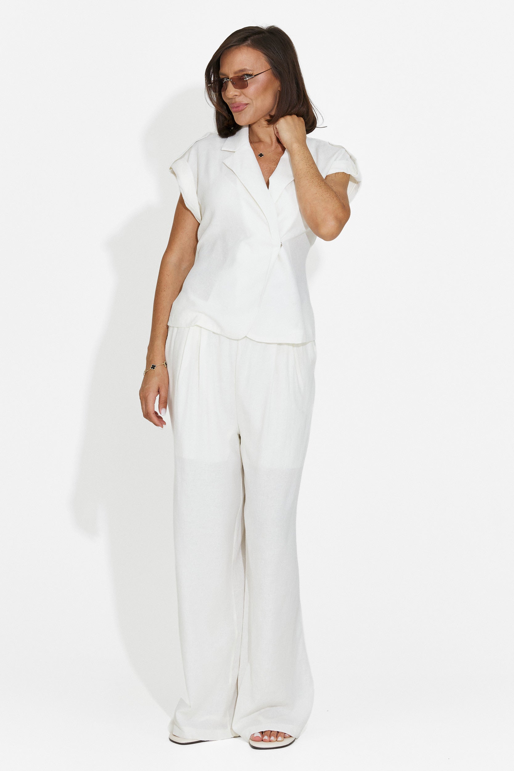 Completo donna casual bianco Zaymar Bogas