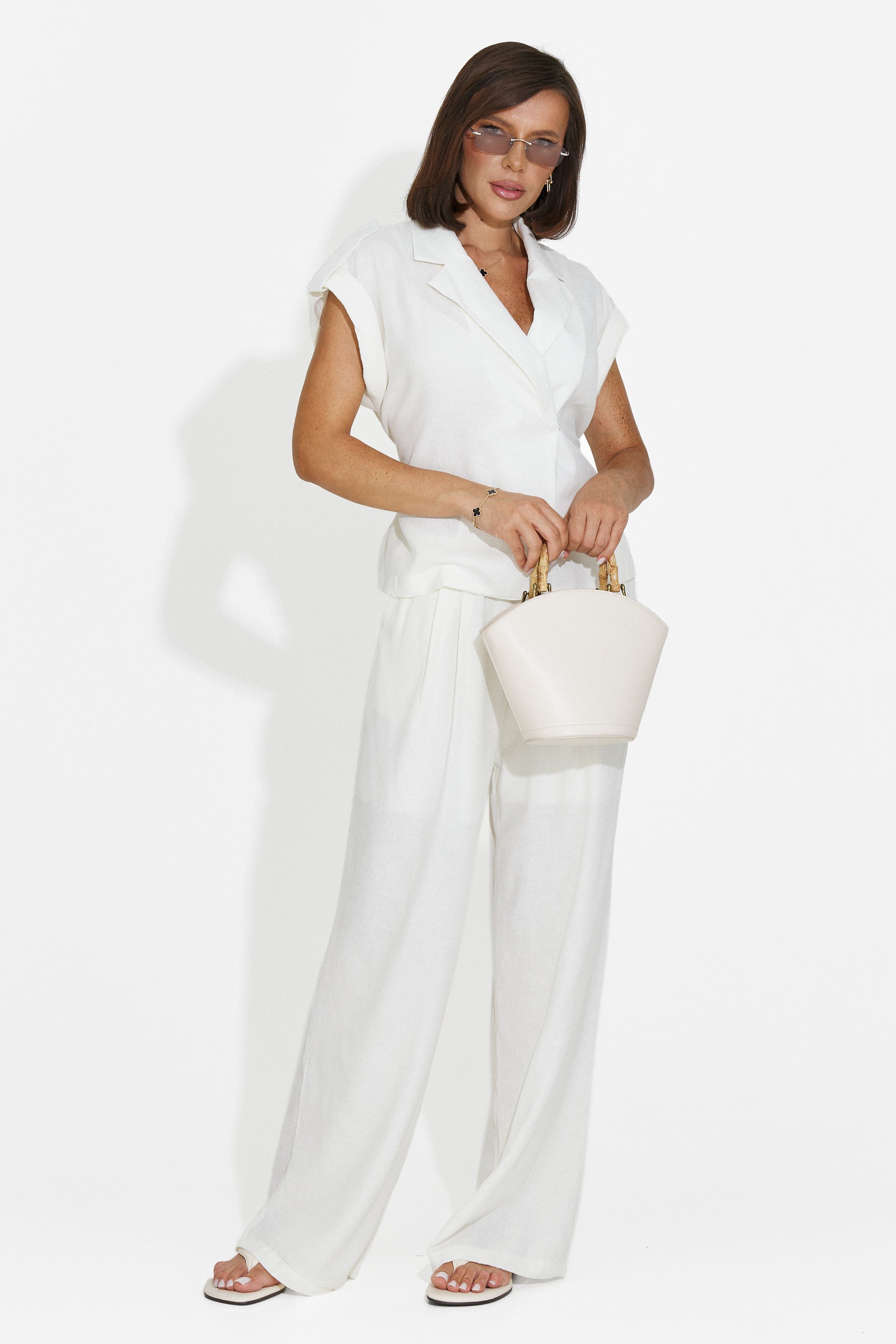 Completo donna casual bianco Zaymar Bogas