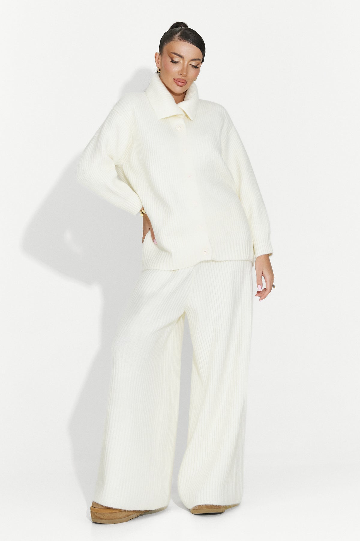 Tuta Casual Beige da Donna di Verlia Bogas