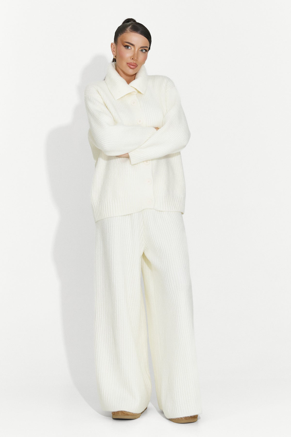 Tuta Casual Beige da Donna di Verlia Bogas