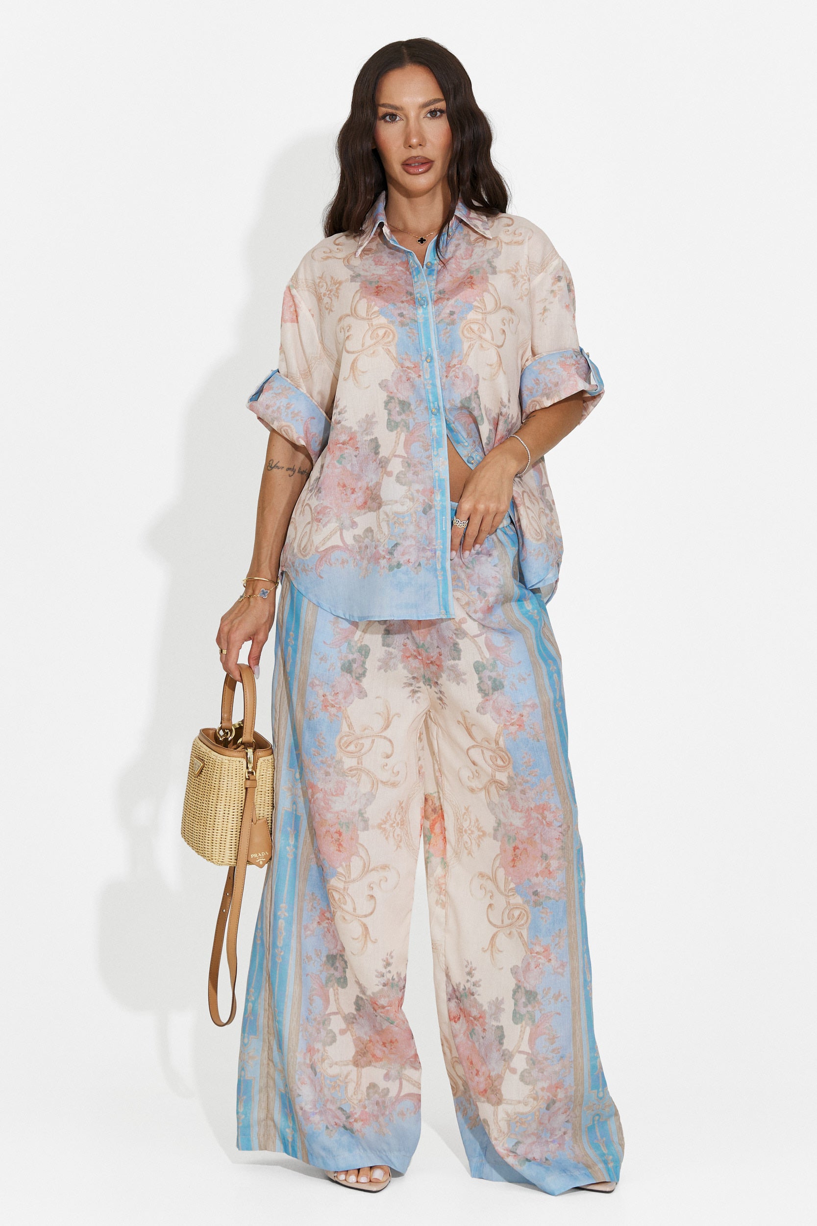 Completo donna casual azzurro Nezela Bogas