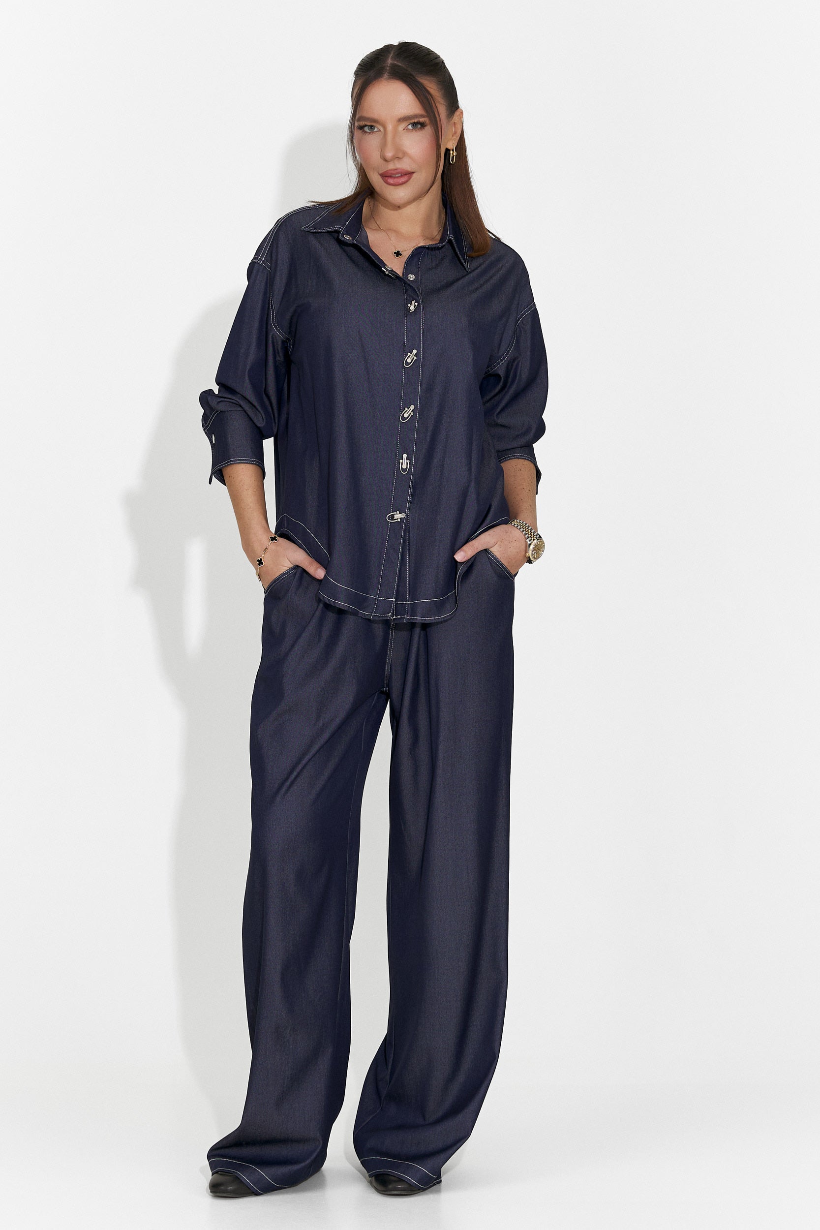 Elisio Bogas Tuta Casual Blu Navy da Donna