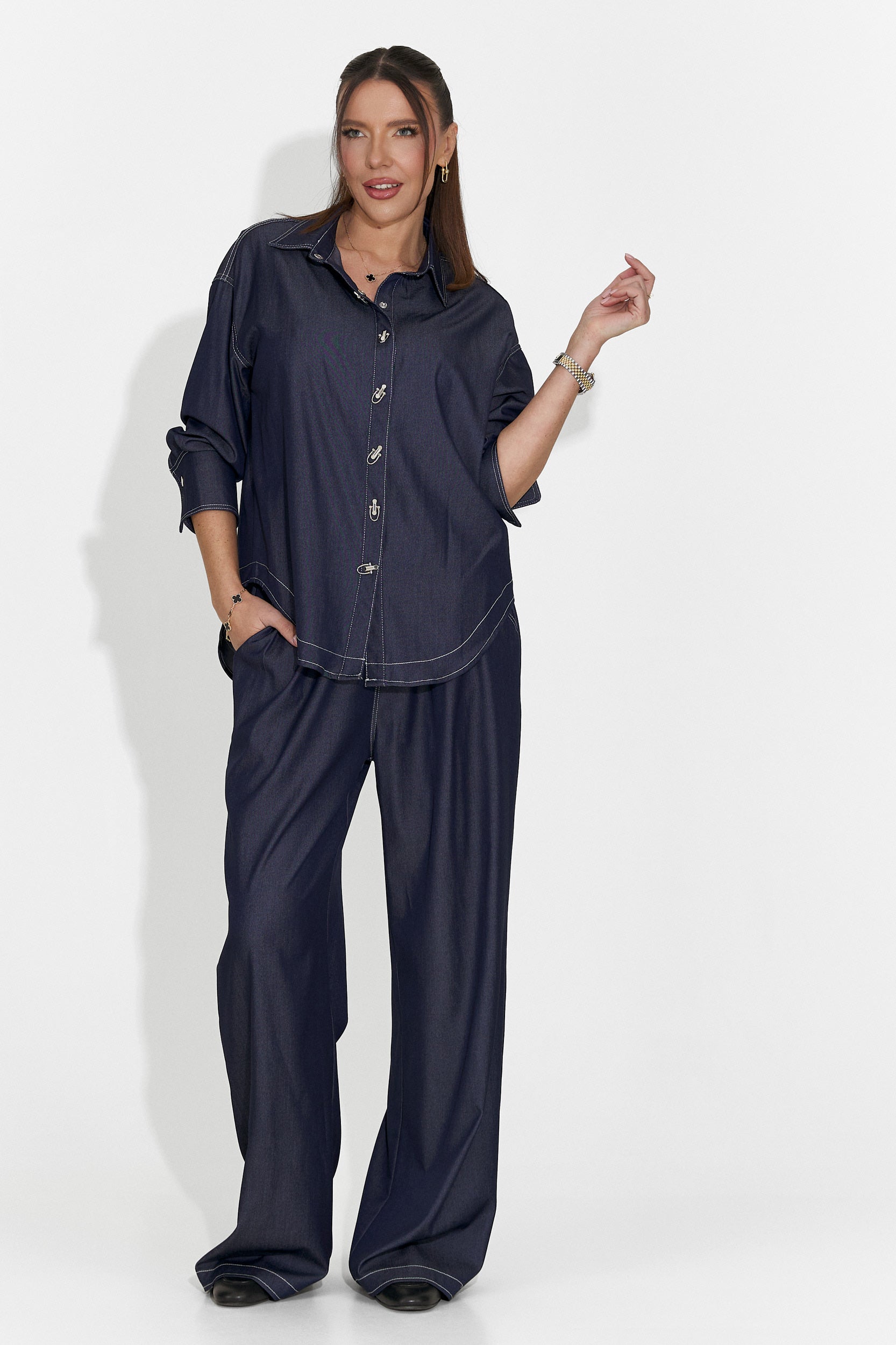 Elisio Bogas Tuta Casual Blu Navy da Donna