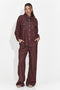 Zunaira Bogas Tuta Casual da Donna Bordeaux