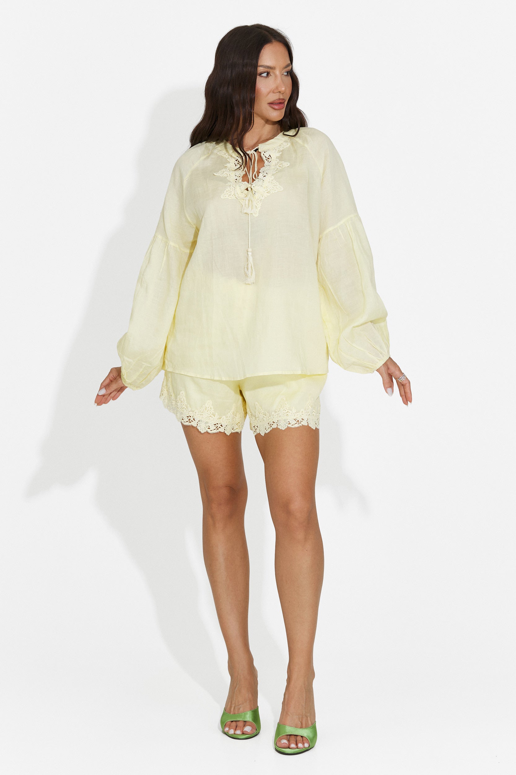 Completo casual da donna giallo Merliana Bogas
