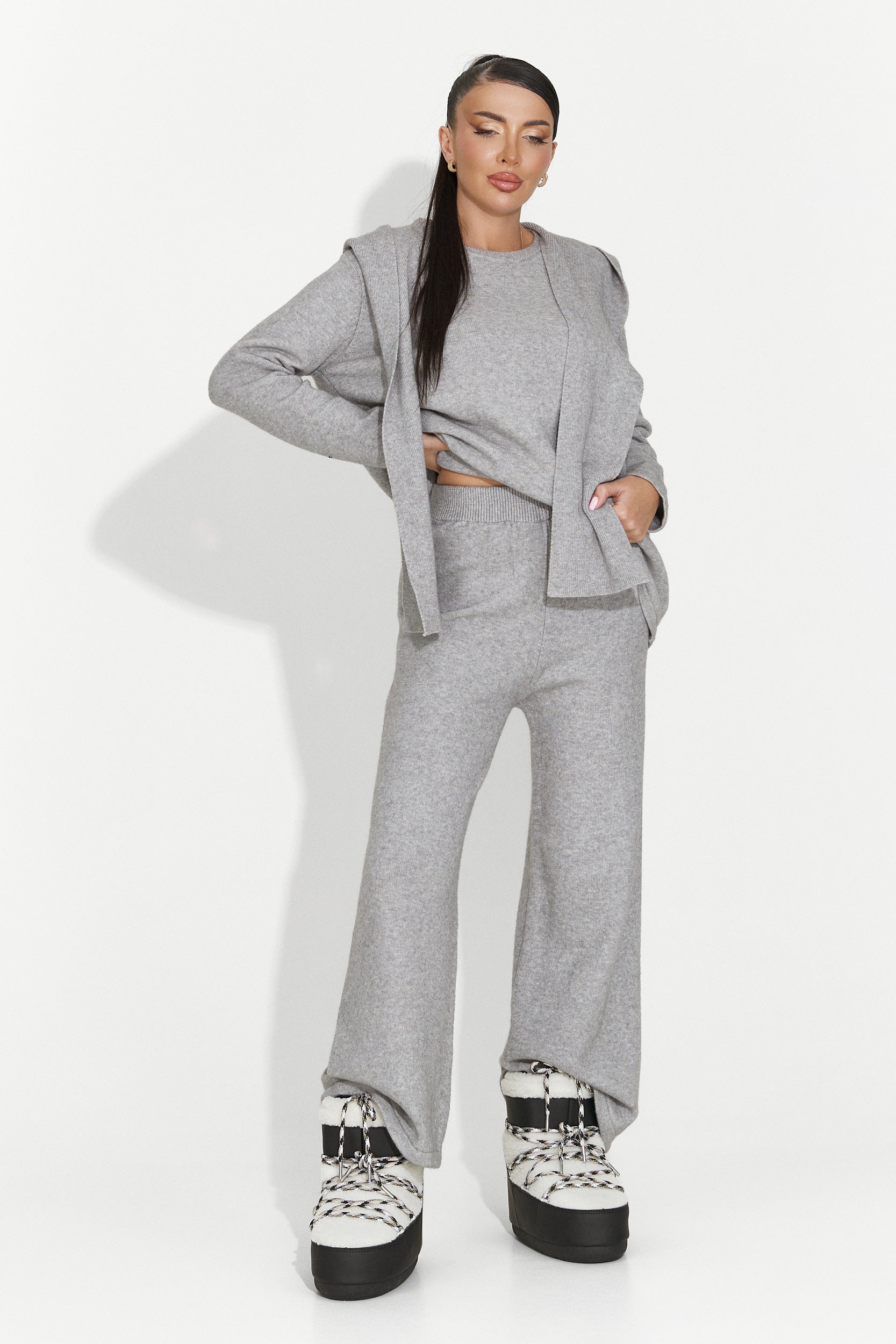 Abito casual grigio da donna Vencilie Bogas