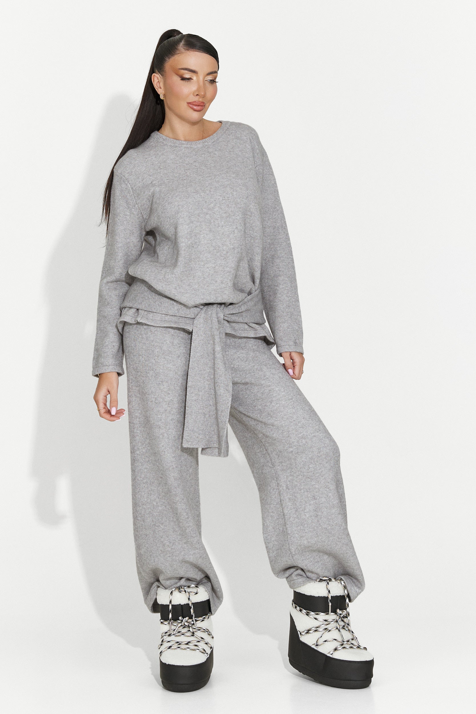 Abito casual grigio da donna Vencilie Bogas