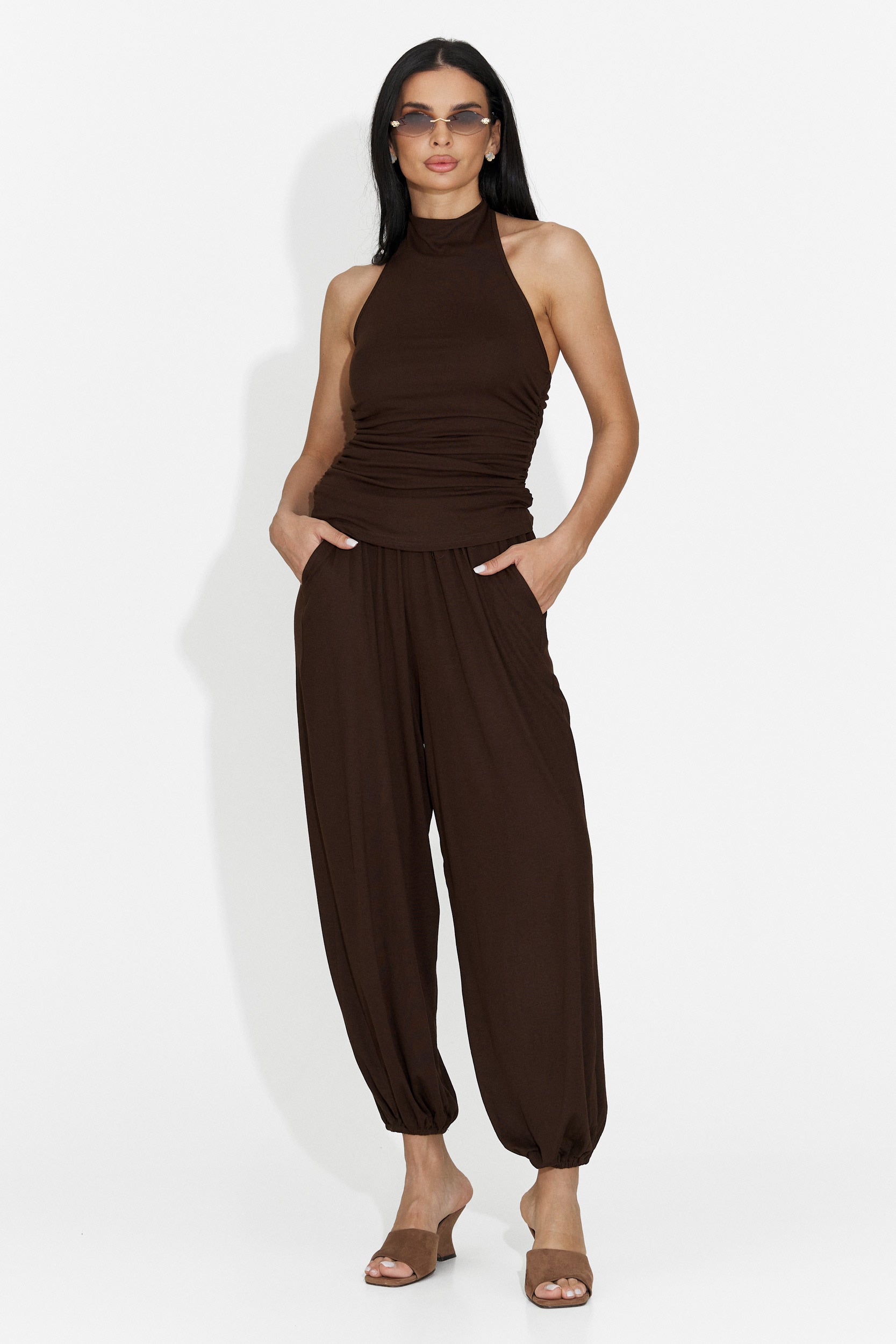 Abito Casual Marrone da Donna di Karem Bogas