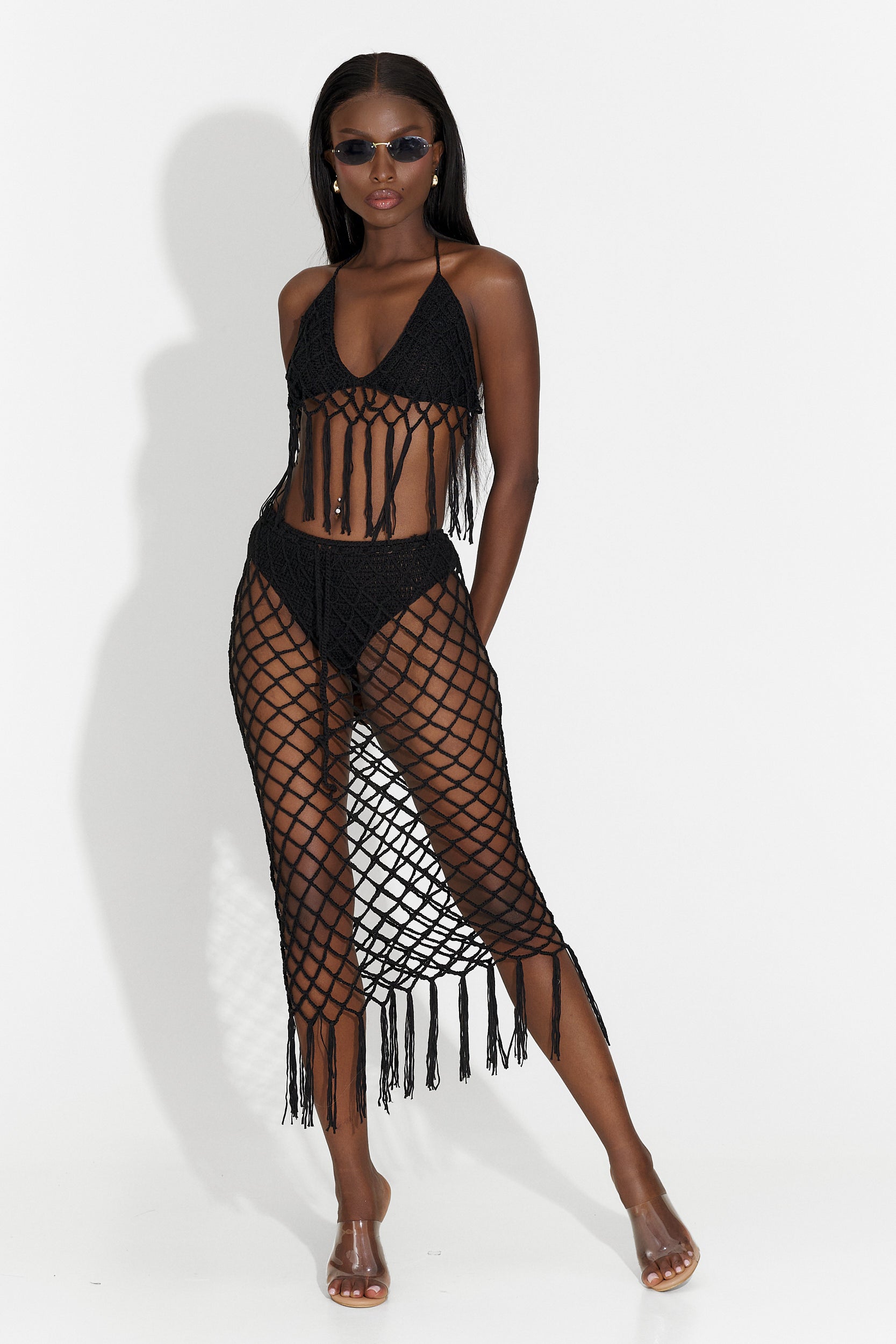 Completo casual da donna nero Daleyza Bogas