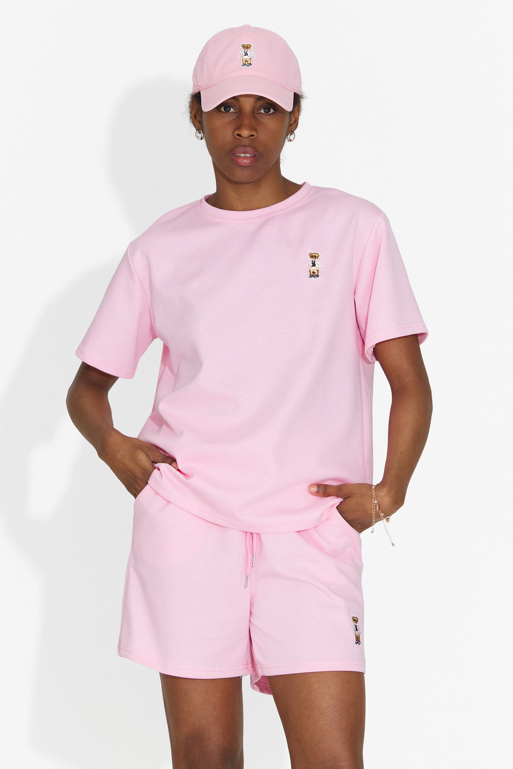 Tuta casual rosa da donna di Toviana Bogas