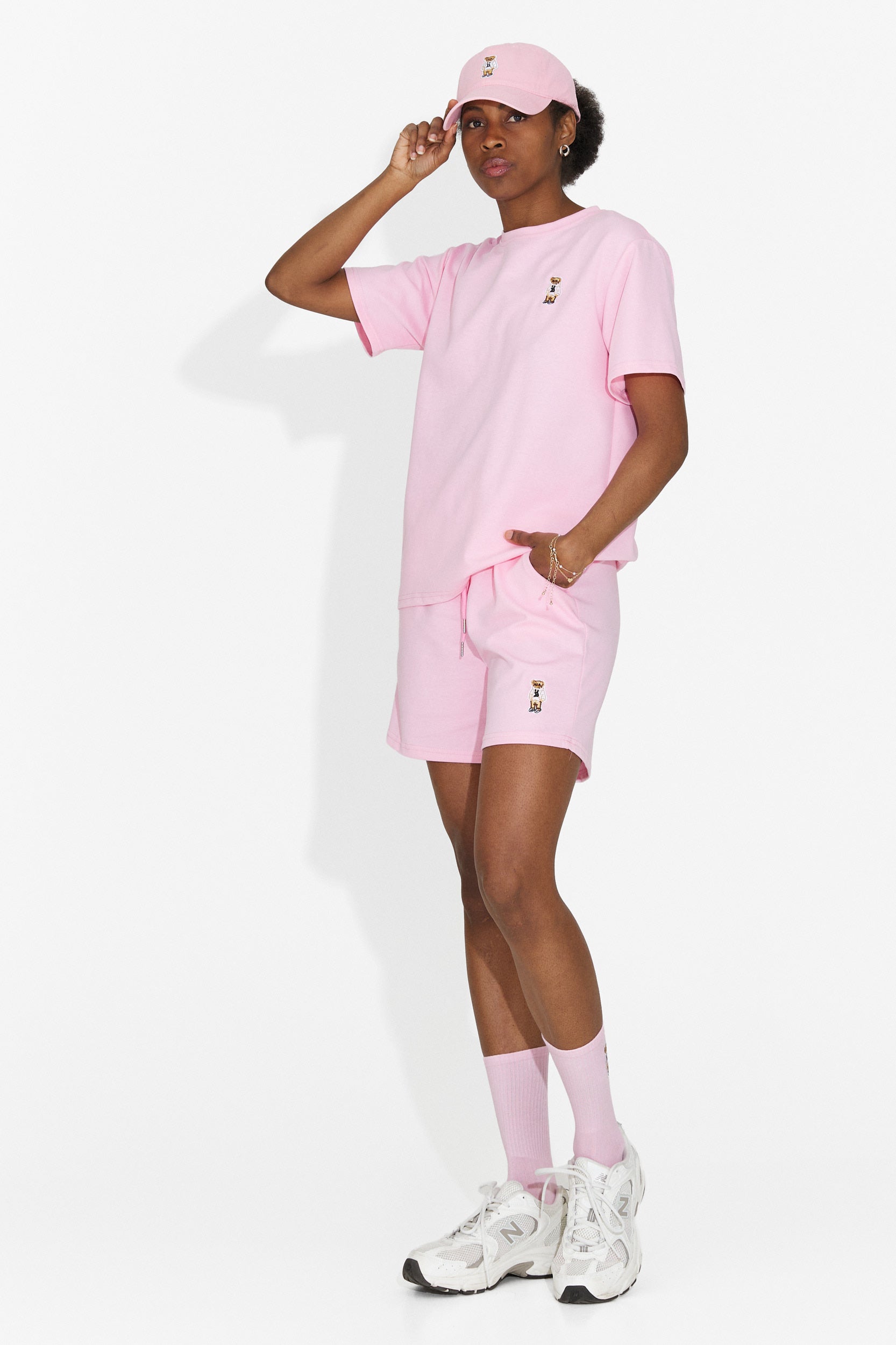Tuta casual rosa da donna di Toviana Bogas