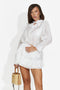 Completo donna con gonna bianco Denalia Bogas