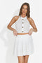 Completo donna con gonna bianco Hermila Bogas