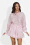 Completo donna con gonna pantalone rosa Miniola Bogas