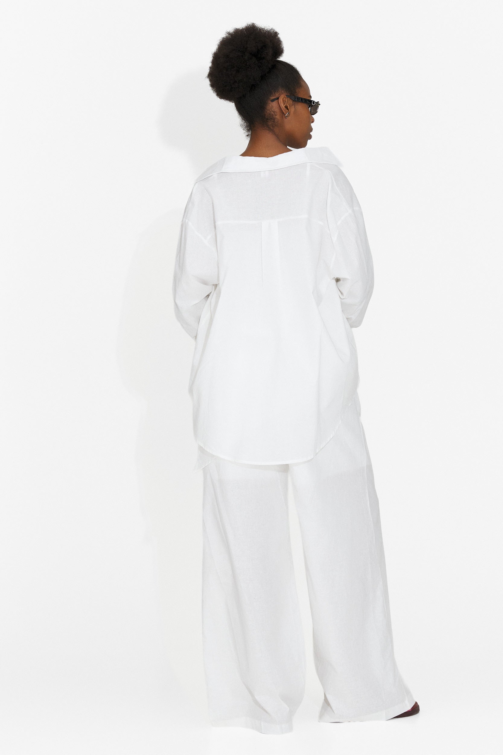 Set da Donna Bogas Alicata con Pantaloni Bianchi
