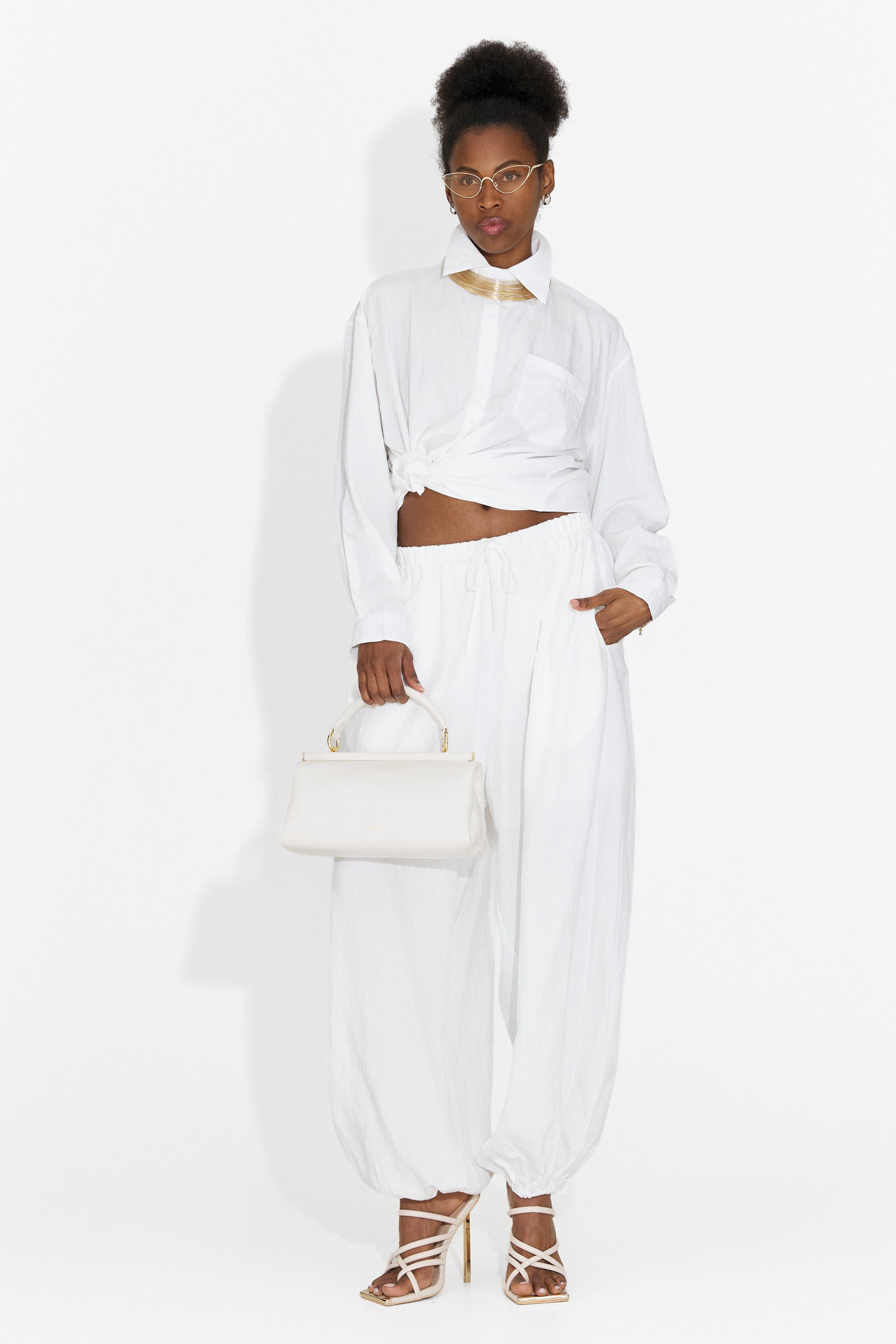 Tailleur da Donna Kadea Bogas con Pantaloni Bianchi
