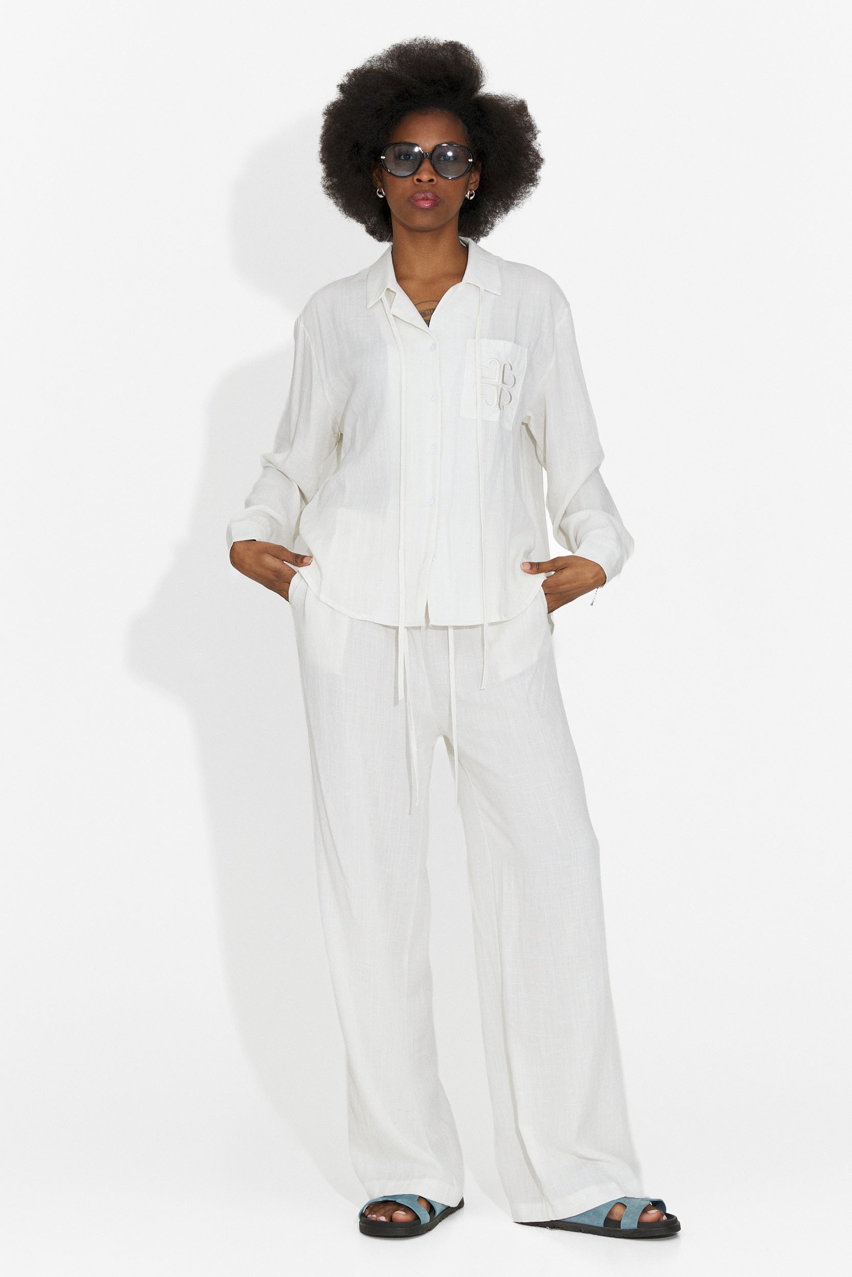 Tuta da Donna Aralia Bogas con Pantaloni Beige