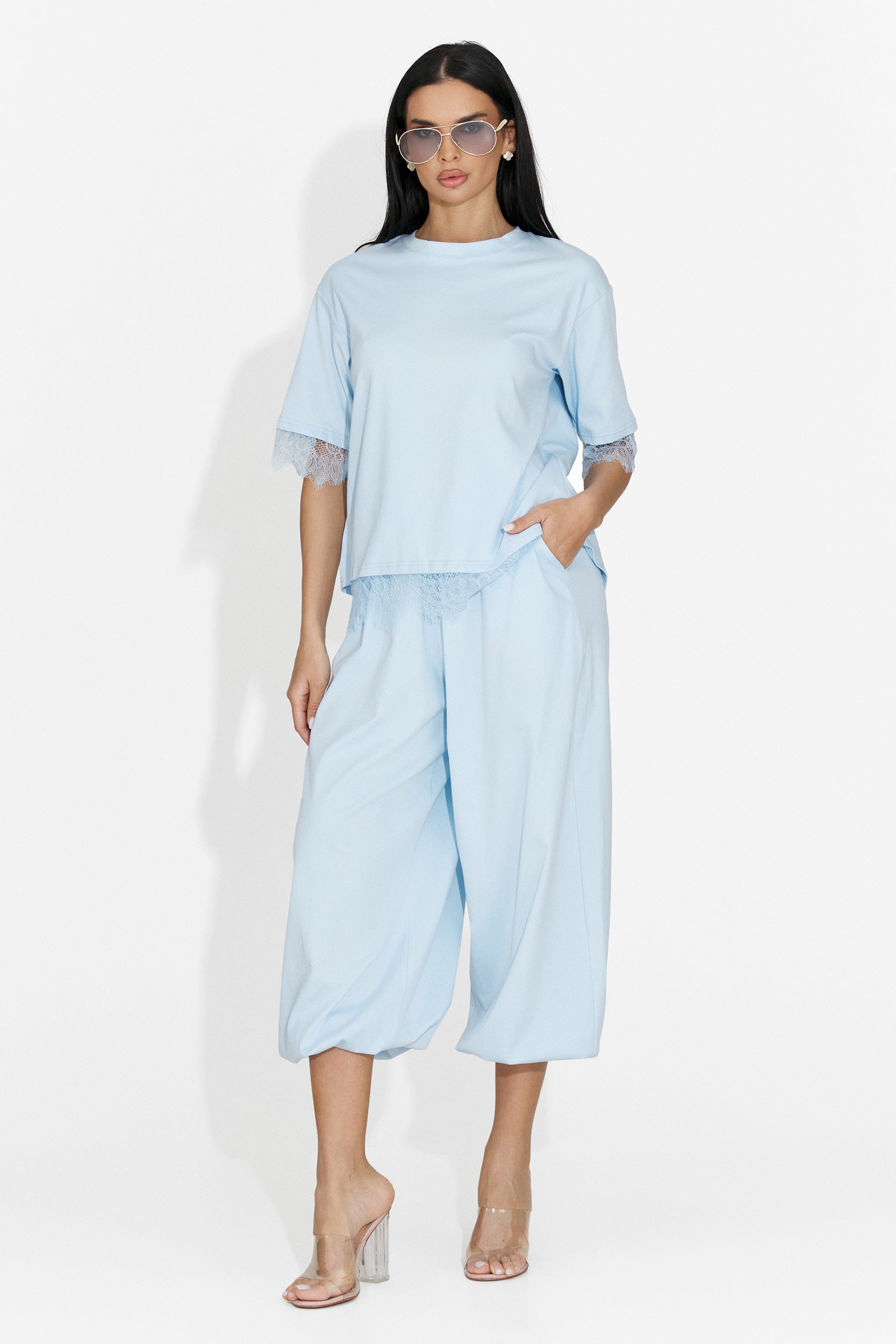 Tailleur da Donna di Maila Bogas con Pantaloni Blu
