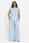 Completo donna con pantaloni azzurro Yvaine Bogas